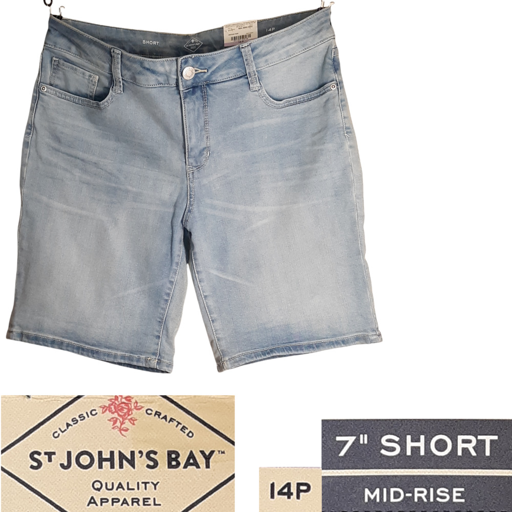 7" Short mid-rise denim shorts